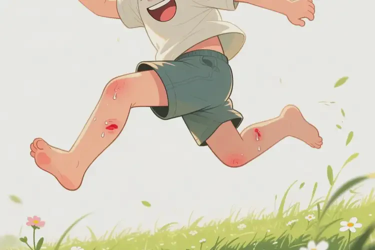 小孩大腿偶爾起濕疹不管它會(huì)自己自愈嗎(圖2)