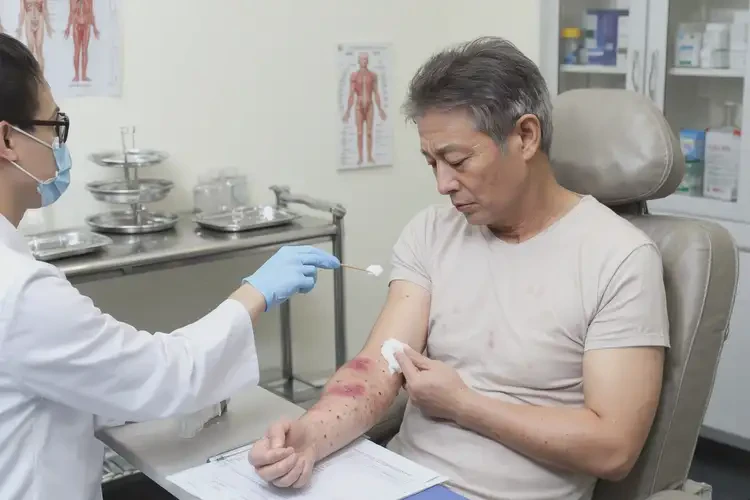 男性四肢經(jīng)常長濕疹能靠自己自愈嗎(圖3)