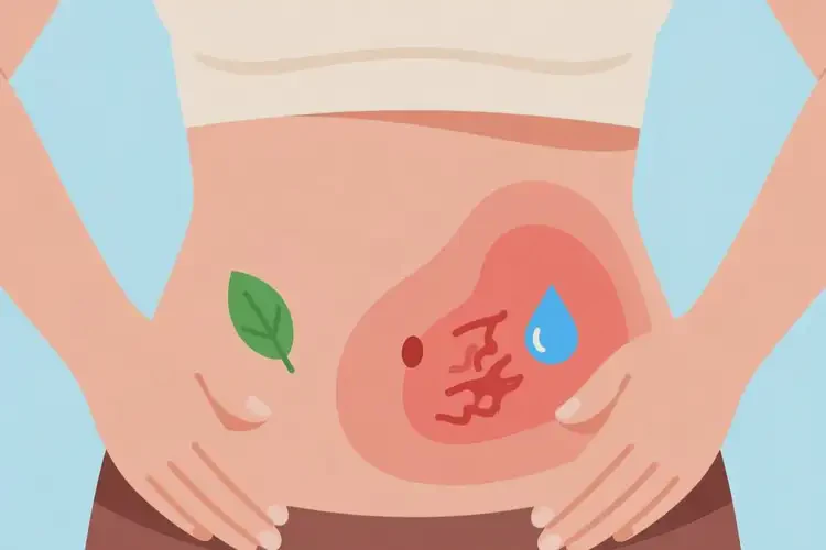 女性肚子上經(jīng)常長(zhǎng)濕疹可以徹底自愈嗎(圖1)