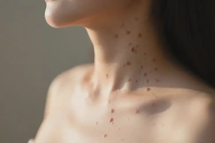 產(chǎn)婦脖子上偶爾起濕疹能靠自己自愈嗎(圖1)