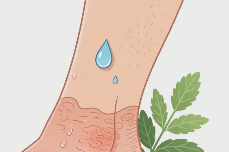 男生小腿容易起濕疹不管它會自己痊愈嗎(圖1)