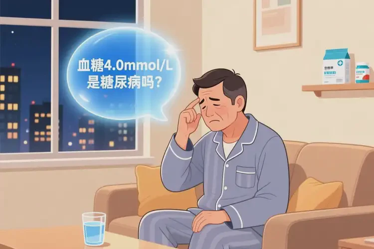 男人晚上血糖4點0是糖尿病嗎(圖4)