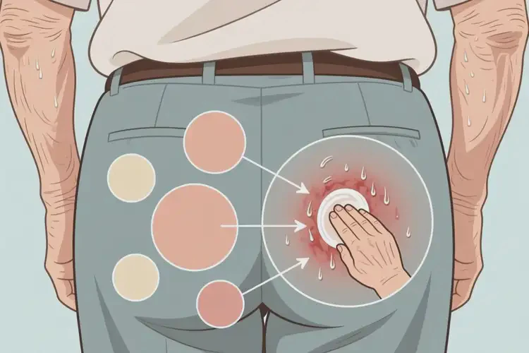 老人屁股出現(xiàn)濕疹能夠徹底治愈嗎(圖1)