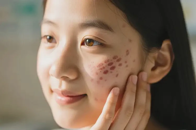 產婦臉上偶爾起濕疹不管它會自己痊愈嗎(圖1)