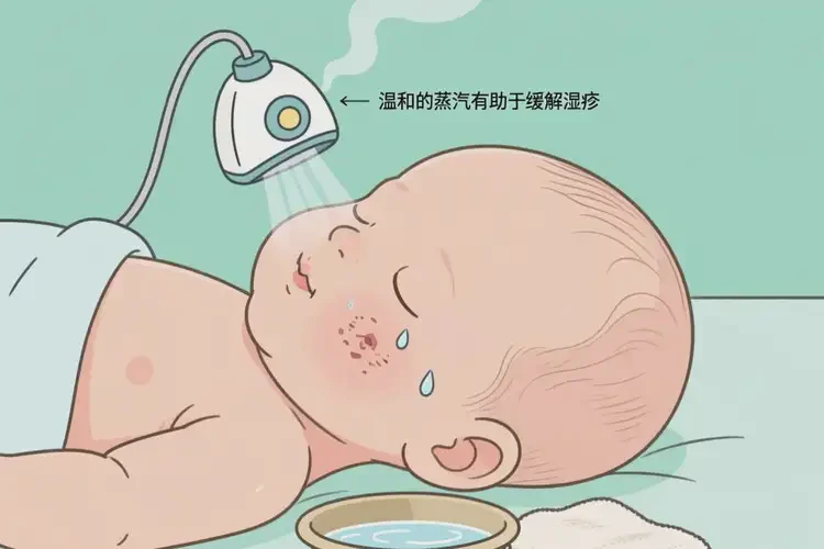 新生兒臉上經(jīng)常長(zhǎng)濕疹能夠徹底治愈嗎(圖2)