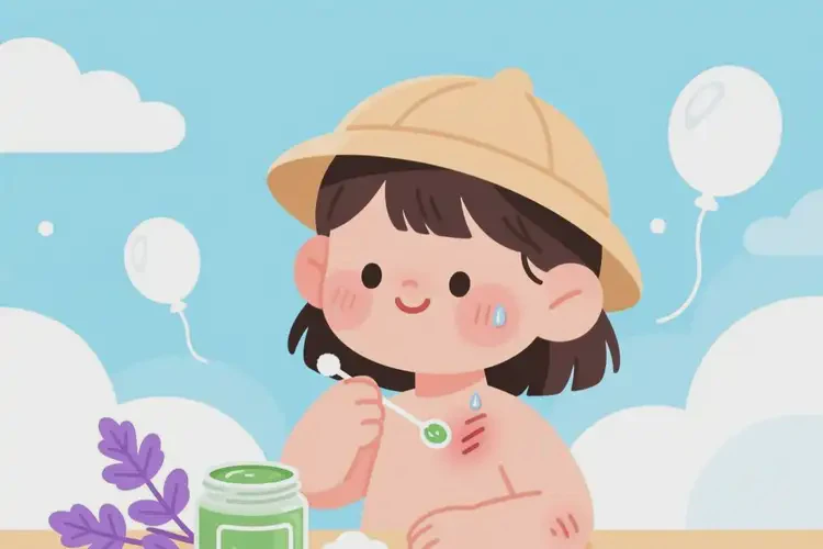 兒童脖子上長濕疹可不可以徹底自愈(圖1)