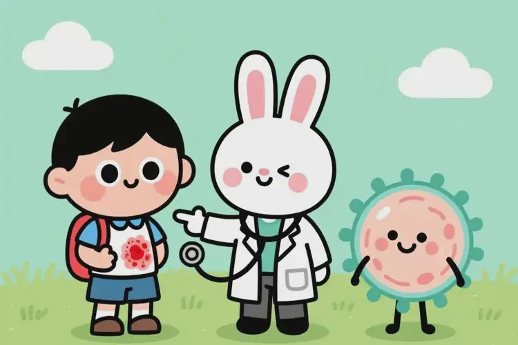 小學(xué)生肚子上容易起濕疹不管它會(huì)自己好嗎(圖1)