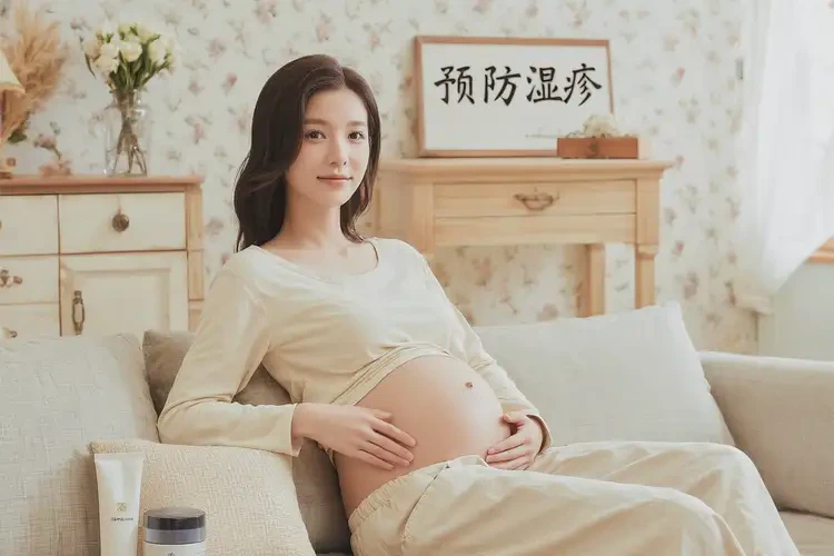 產(chǎn)婦手臂出現(xiàn)濕疹不管它會(huì)自己自愈嗎(圖1)