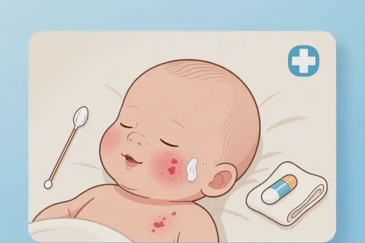 新生兒臉上經(jīng)常長(zhǎng)濕疹能夠徹底治愈嗎(圖4)