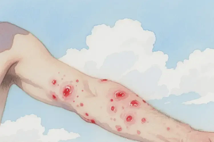 男生手臂上容易起濕疹能靠自己自愈嗎(圖2)