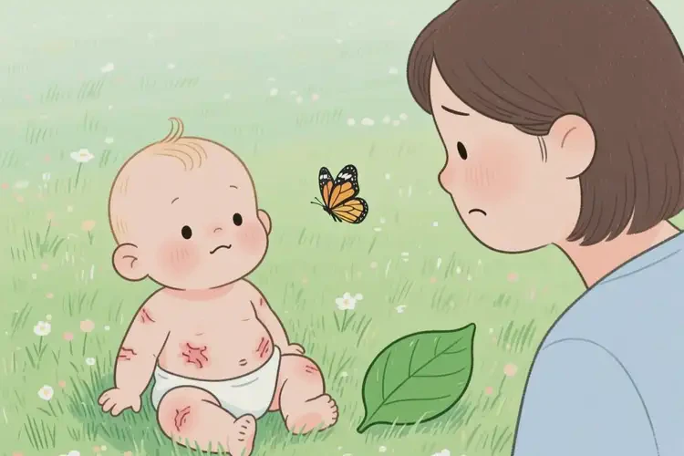 幼兒肚子出現(xiàn)濕疹能徹底自愈嗎(圖3)