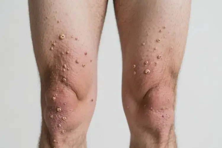 男人大腿容易長(zhǎng)濕疹不管它會(huì)自己好嗎(圖3)