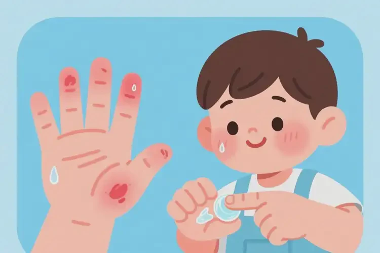 兒童手上容易起濕疹能夠徹底治愈嗎(圖4)