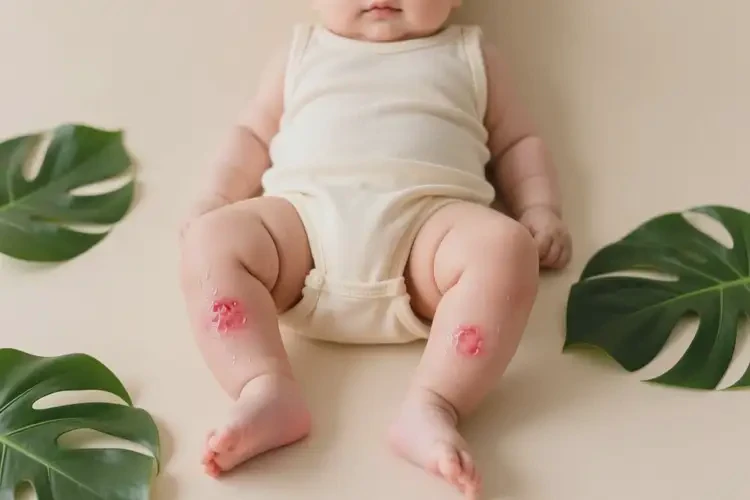 小兒小腿有濕疹能靠自己自愈嗎(圖2)