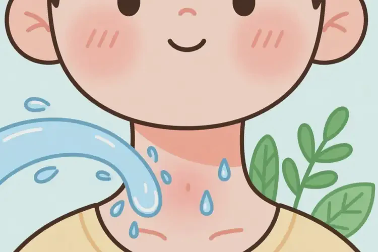 少兒脖子上容易起濕疹能夠徹底治愈嗎(圖4)