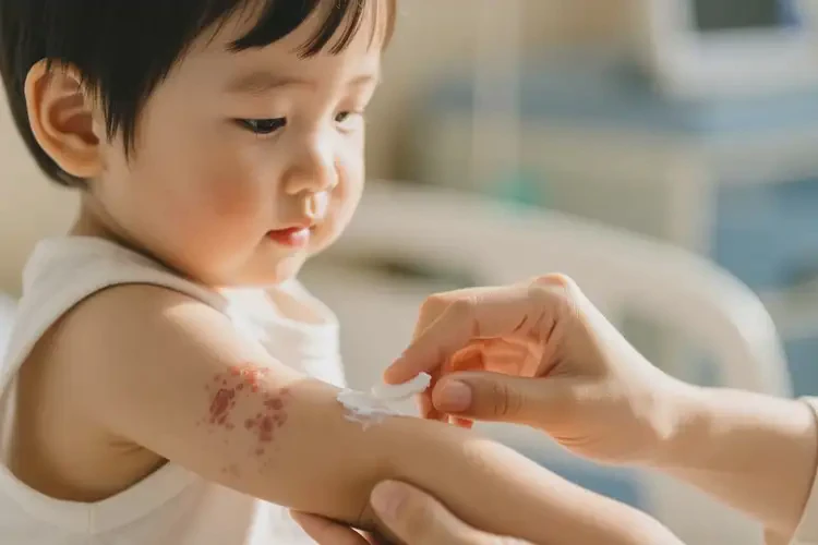 幼兒手臂上出濕疹能夠徹底治愈嗎(圖4)