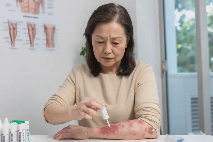 女生全身偶尔长湿疹不管它会自己好吗(图1)