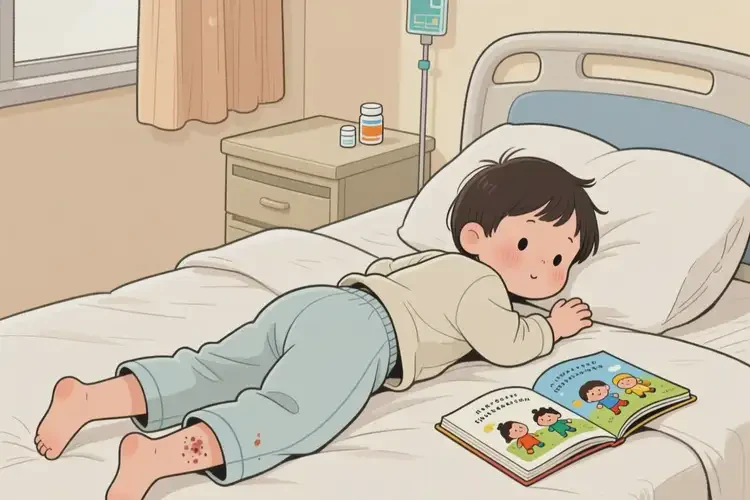 小孩大腿偶爾起濕疹不管它會(huì)自己自愈嗎(圖3)