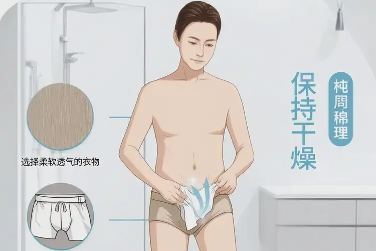 男人肛周出現(xiàn)濕疹不管它會(huì)自己好嗎(圖3)