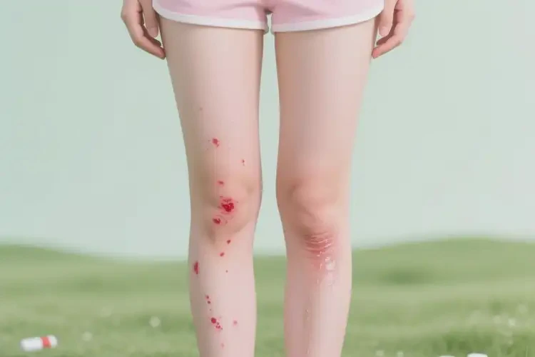 女生大腿上偶爾起濕疹不管它會自己痊愈嗎(圖3)