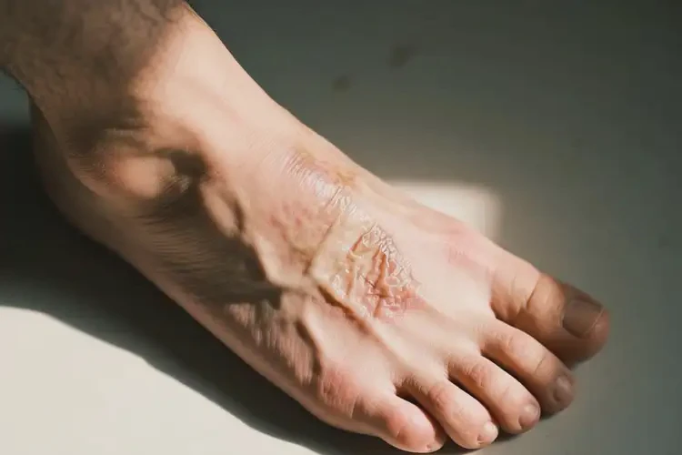 男生脚上容易起湿疹能靠自己自愈吗(图1)