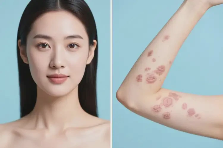 女性身上長濕疹不管它會自己自愈嗎(圖2)