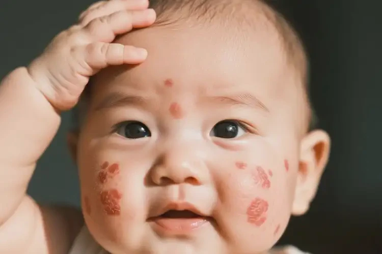 嬰兒面部有濕疹可不可以徹底自愈(圖2)