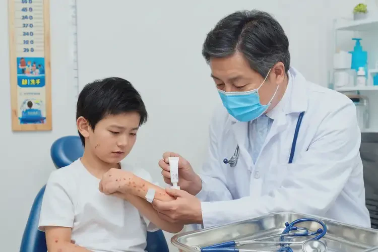 孩子臉上長濕疹能徹底自愈嗎(圖3)