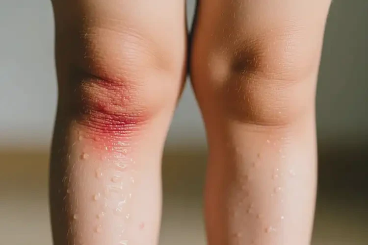 孩子小腿上偶爾起濕疹能靠自己自愈嗎(圖3)