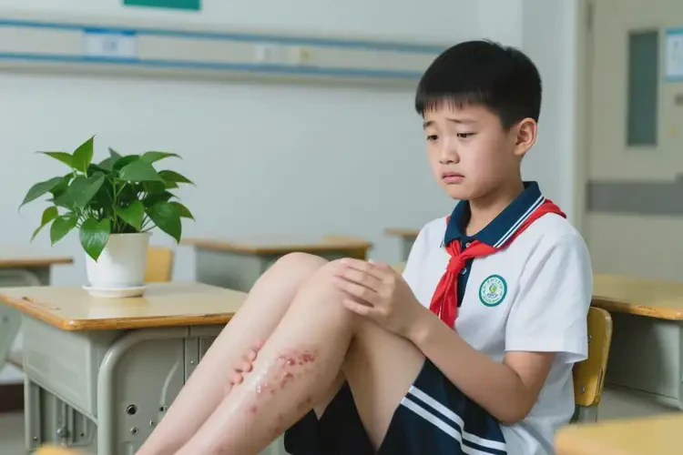 中學生大腿出現(xiàn)濕疹能徹底自愈嗎(圖3)