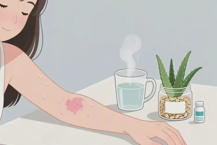 女生手臂上經(jīng)常長濕疹可不可以徹底自愈(圖2)