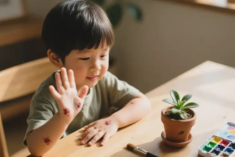 小孩手上偶尔起湿疹不管它会自己好吗(图3)