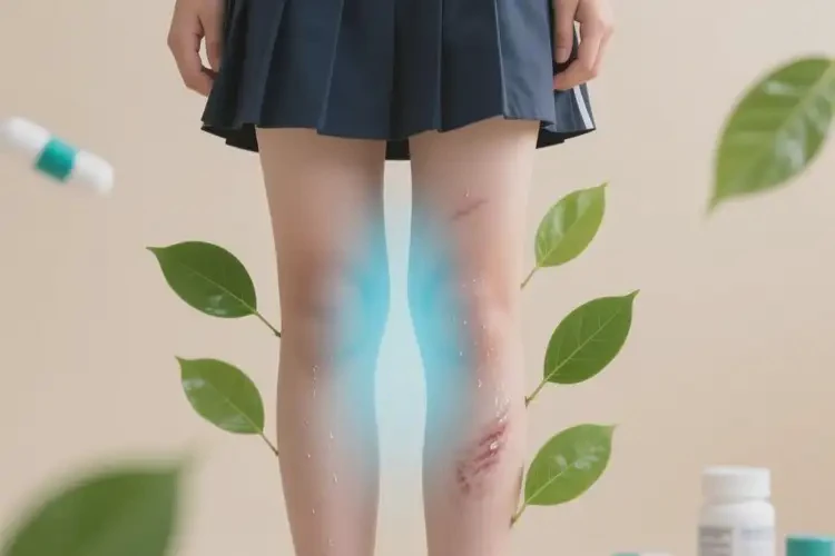 中學生大腿出現(xiàn)濕疹能徹底自愈嗎(圖1)