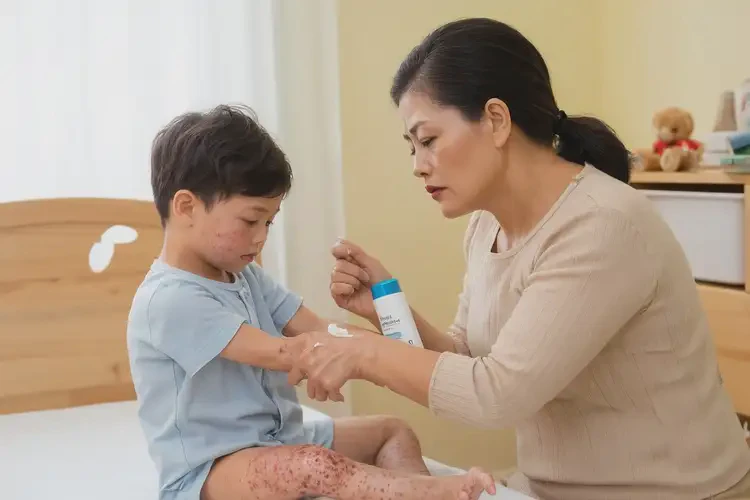 孩子全身出現(xiàn)濕疹能夠徹底治愈嗎(圖3)