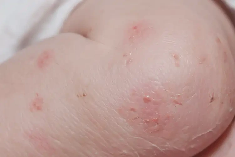新生兒大腿起濕疹能徹底自愈嗎(圖4)