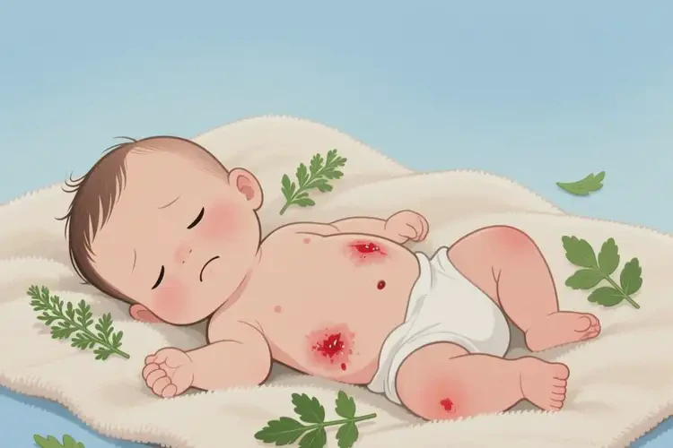 幼兒肚子上起濕疹不管它會自己好嗎(圖2)