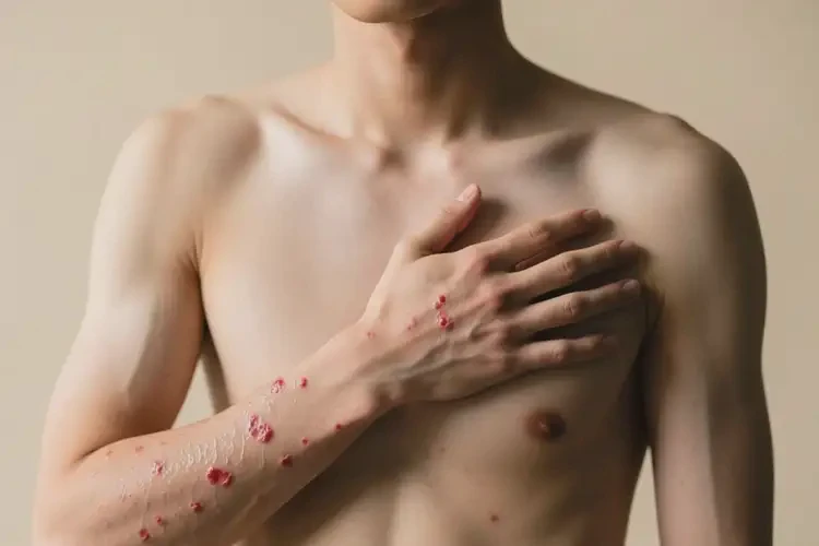 青年人手臂上容易起濕疹能徹底自愈嗎(圖4)