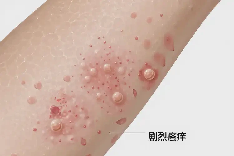 女人腳上容易起濕疹不管它會(huì)自己痊愈嗎(圖4)