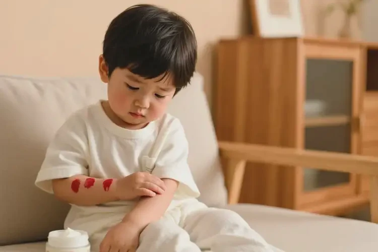 孩子身上出濕疹不管它會自己好嗎(圖4)