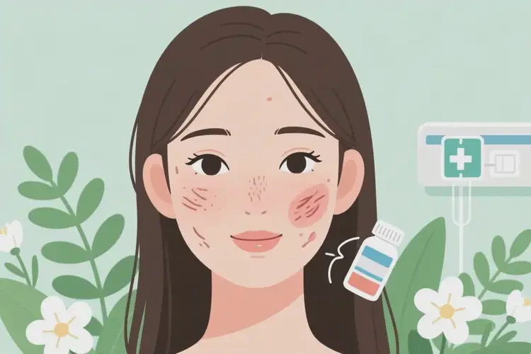 女生臉上長濕疹能徹底自愈嗎(圖3)