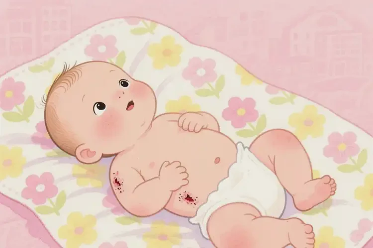 幼兒肚子上出濕疹不管它會(huì)自己自愈嗎(圖2)