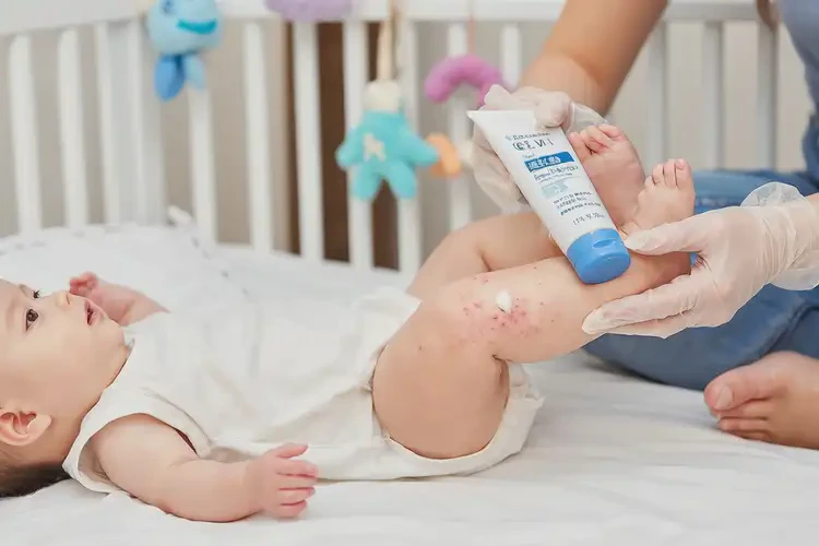 寶寶腳上偶爾起濕疹能夠徹底治愈嗎(圖2)