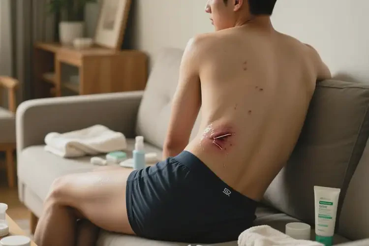 青年人屁股出濕疹可以徹底自愈嗎(圖2)