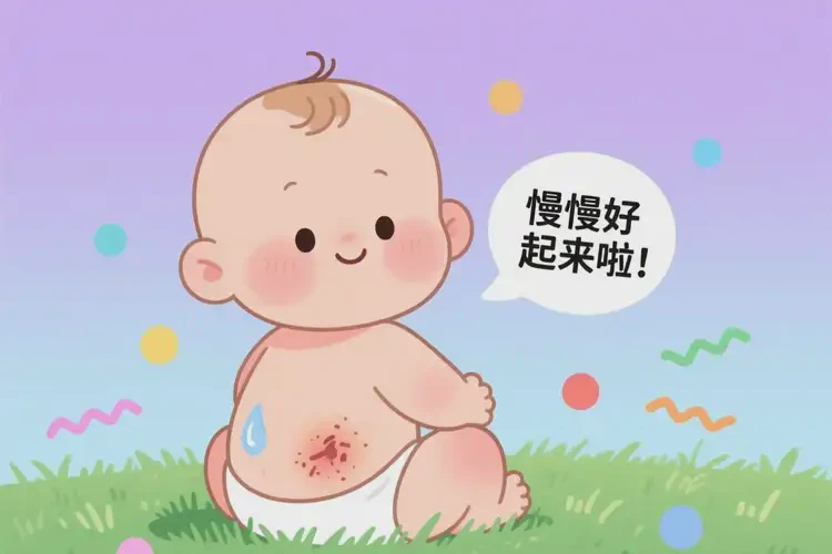 孩子屁股長(zhǎng)濕疹不管它會(huì)自己痊愈嗎(圖1)
