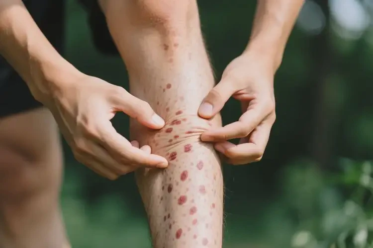 青年人小腿上偶爾起濕疹能徹底自愈嗎(圖2)