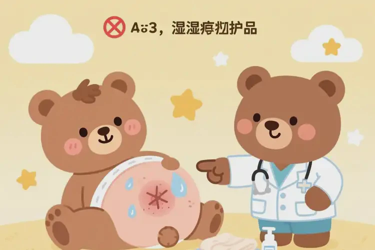 幼儿屁股长湿疹能够彻底治愈吗(图1)