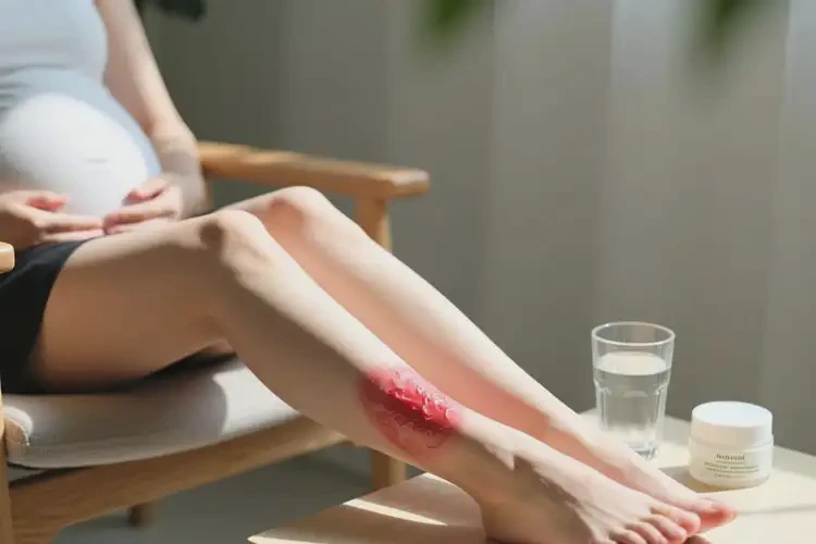 產婦小腿上長濕疹能徹底自愈嗎(圖1)