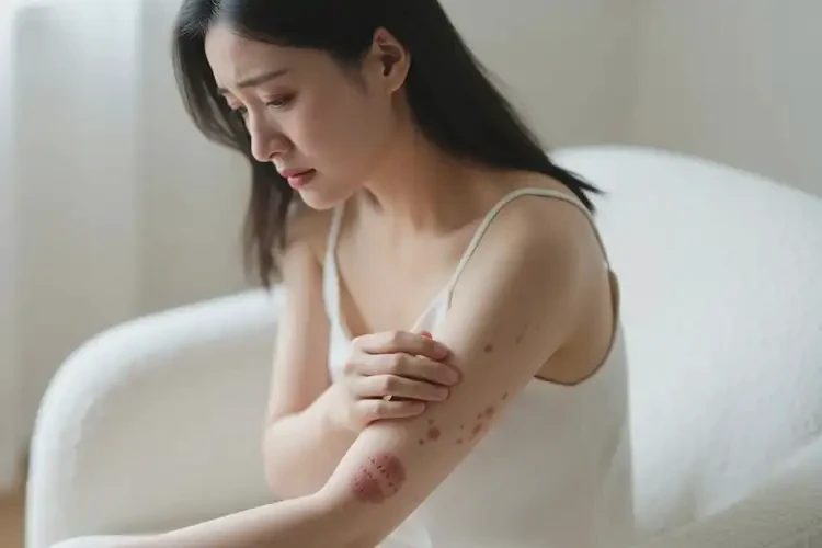 女性身上長濕疹不管它會自己自愈嗎(圖3)