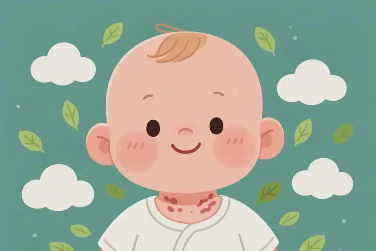 婴幼儿脖子上经常起湿疹可以彻底自愈吗(图2)