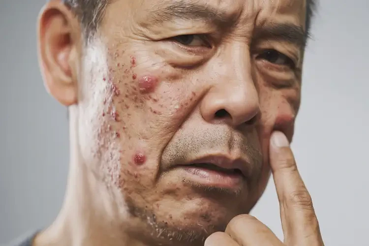 男性面部出現(xiàn)濕疹能徹底自愈嗎(圖4)